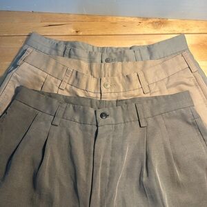 Bolle Golf Men’s Pleated Golf Shorts Lot of 3 Size 32